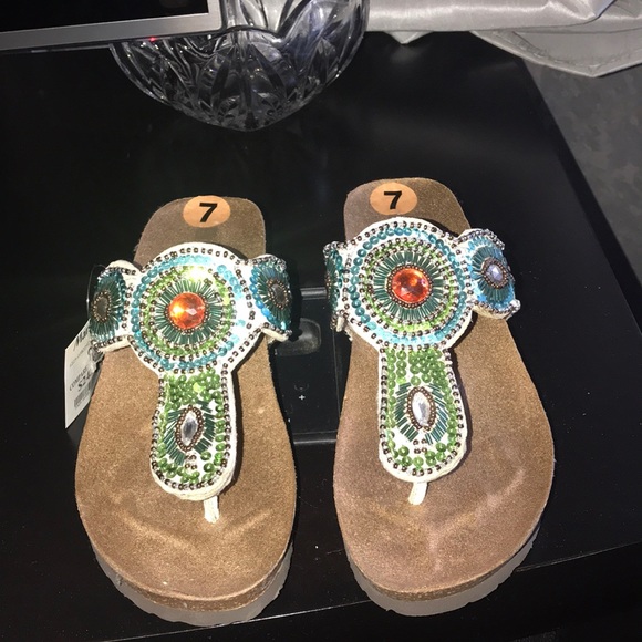 whitemt sandals